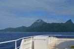 View of Moorea from ferry boat
